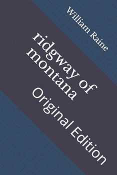 Paperback ridgway of montana: Original Edition Book