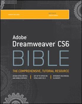 Paperback Adobe Dreamweaver CS6 Bible Book
