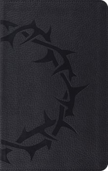 Imitation Leather Thinline Bible-ESV-Crown Design Book
