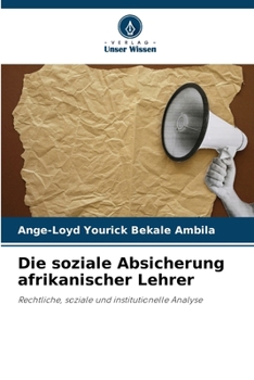 Die soziale Absicherung afrikanischer Lehrer (German Edition)