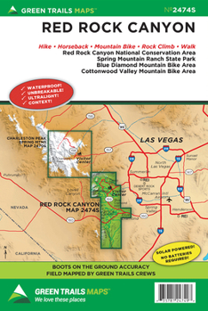 Map Red Rock Canyon, NV No. 2474s Book