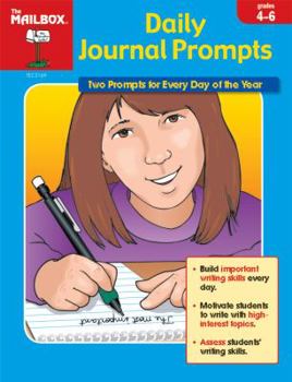 Paperback Daily Journal Prompts, Grades 4-6 Book