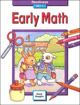Paperback Steck-Vaughn Early Math: Student Edition Grade K Readiness Set 1 Book