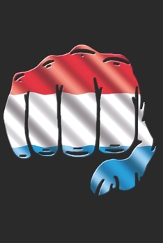 LUXEMBOURG NOTEBOOK: Luxembourg Notebook | college book | diary | journal | booklet | memo | composition book | 120 sheets - Dot Grid paper 6x9 inch