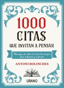 Paperback 1000 Citas Que Invitan a Pensar [Spanish] Book