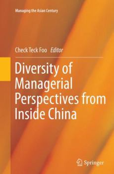 Paperback Diversity of Managerial Perspectives from Inside China Book