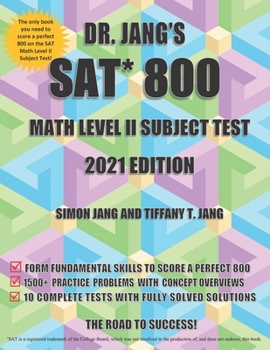 Paperback Dr. Jang's SAT* 800 Math Level II Subject Test Book