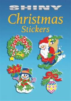 Paperback Shiny Christmas Stickers Book
