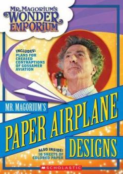 Paperback Mr. Magorium's Paper Airplane Designs (Mr. Magorium's Wonder Emporium) Book