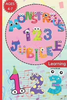Paperback Monstrous 123 Jubilee: Easy As Can Be 123's Book