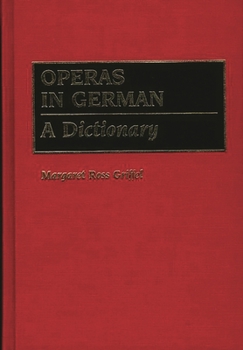 Hardcover Operas in German: A Dictionary Book