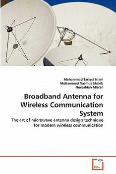 Paperback Broadband Antenna for Wireless Communication System Book