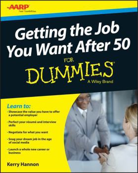 Paperback Getting the Job You Want After 50 for Dummies Book