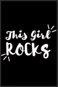 Paperback this girl rocks: A Cute Notebook for Kids (as a gift) .... with more than 100 lined page - Composition Size (6*9) Book