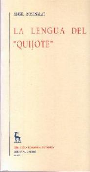 Paperback Lengua del quijote (Brh. Estudios Y Ensayos) (Spanish Edition) [Spanish] Book