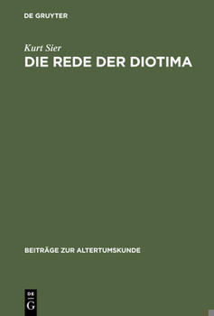 Hardcover Die Rede der Diotima [German] Book