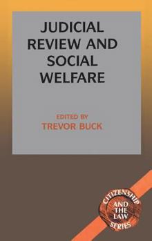 Hardcover Judicial Review and Social Welfare Book
