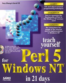 Paperback Sams Teach Yourself Perl 5 for Windows NT in 21 Days Book