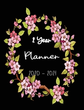 Paperback 2 Year Planner 2020 - 2021: 2 Years Planner Calendar Personalized January 2020 up to December 2021 Business Planners with Holidays Contains extra Book