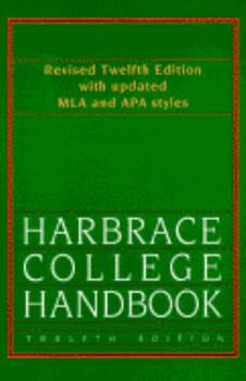 Hardcover Harbrace College Handbook Book