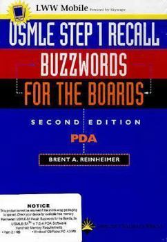 CD-ROM Usmle Step 1 Recall PDA: Buzzwords for the Boards Book