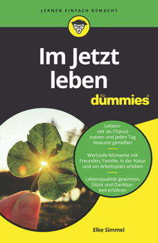 Paperback Im Jetzt leben für Dummies [German] Book
