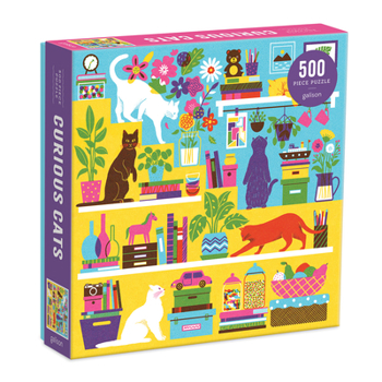 Misc. Curious Cats 500 Piece Puzzle Book