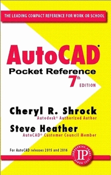 Paperback AutoCAD Pocket Reference Book