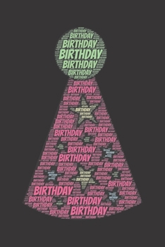 Birthday: Notebook, Journal | Lined Paper | 120 Pages DIN A5 (6 x 9") | Notes, Drawings, Planer, Diary, Organization | Word Cloud Present