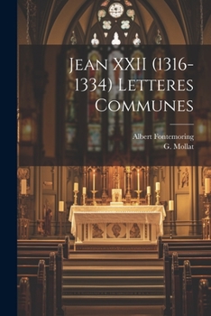 Paperback Jean XXII (1316-1334) Letteres Communes [French] Book