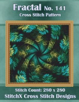 Paperback Fractal No. 141 Cross Stitch Pattern Book