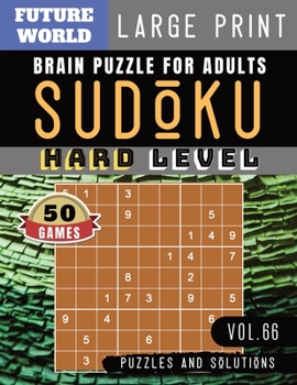 Paperback Sudoku Hard: killer sudoku large print - 50 Sudoku Difficult Puzzles and Solutions For Expert Large Print (Sudoku Puzzles Book Larg [Large Print] Book
