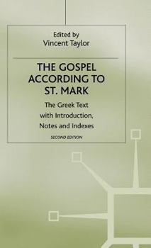 Hardcover The Gospel According to St Mark Book