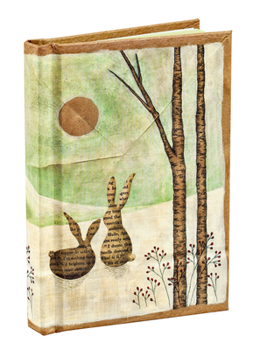 Hardcover Moon Wabi-Sabi Mini Notebook Book