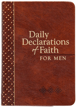 Imitation Leather Daily Declarations of Faith for Men Book