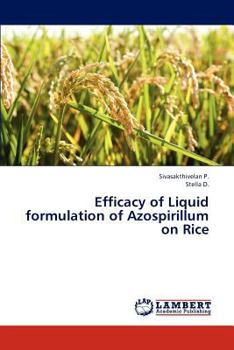 Paperback Efficacy of Liquid Formulation of Azospirillum on Rice Book
