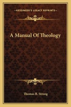 Paperback A Manual Of Theology Book