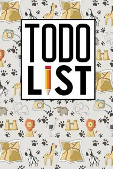 To Do List: Checklist Note Pads, To Do Chart For Kids, Daily To Do List For Kids, To Do List Paper, Agenda Notepad For Men, Women, Students & Kids, ... Wild Animals Cover