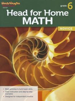 Paperback Head for Home Math: Novice Workbook Grade 6 Book