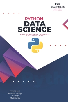 Paperback Data Science with Python: For Complete Beginners Book
