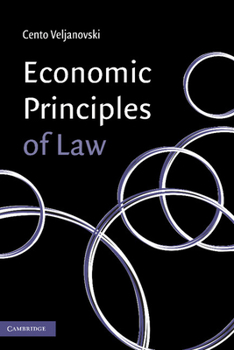 Hardcover Economic Principles of Law Book