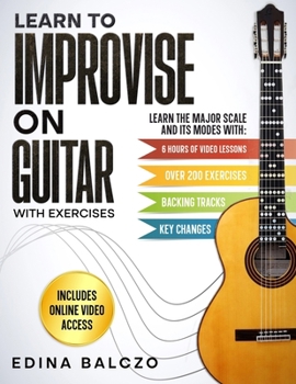 Paperback Learn to Improvise on Guitar with Exercises Book