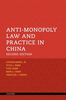 Paperback Anti-Monopoly Law and Practice in China Book