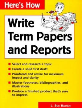 Paperback Write Term Papers and Reports Book