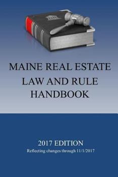 Paperback Maine Real Estate Law and Rule Handbook Book