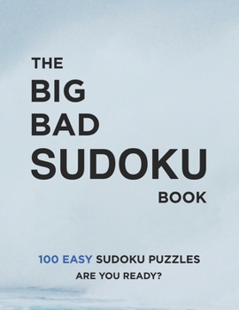 Paperback The Big Bad Sudoku Book: Easy [Large Print] Book