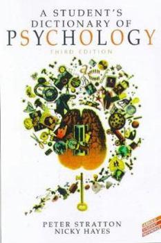 Paperback A Student's Dictionary of Psychology Book