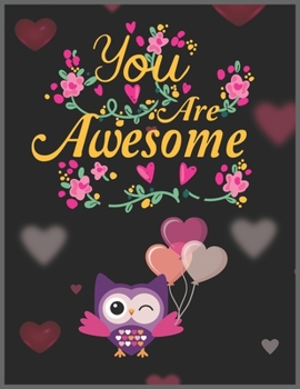 Paperback You are Awesome: owl & Calendar, Daily Weekly Planner with Monthly quick-view/over view with 2020 Planner Book
