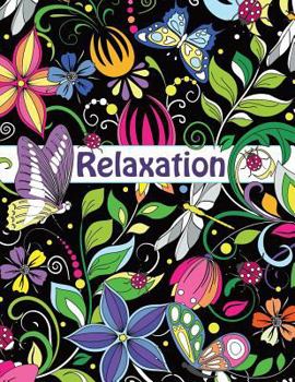 Paperback Relaxation-Coloring Book for Adults: Flowers, Animals and Garden Designs Book