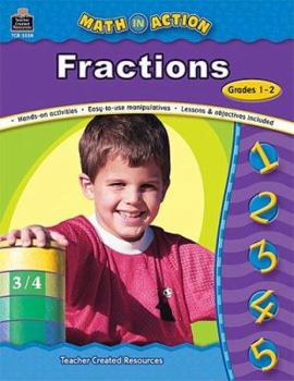 Paperback Math in Action: Fractions Book